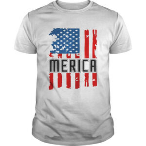 Merica  American Flag 4Th Of July American Flag Shirt